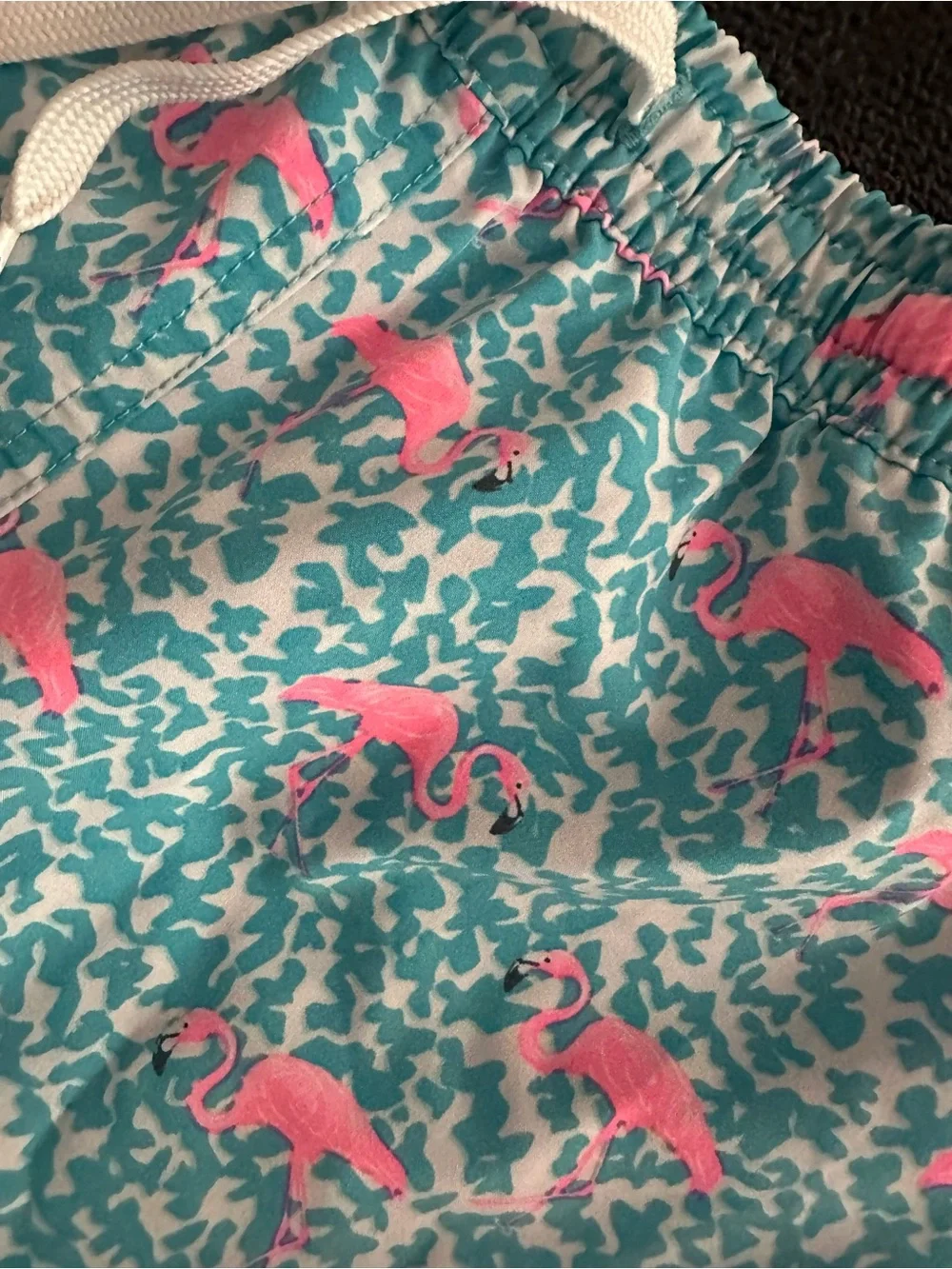 chubbies Kids Flamingo Swim Shorts - Pink & Teal